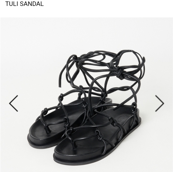 A.Emery Black "Tuli" Sandals, 37 - Picture 1 of 5
